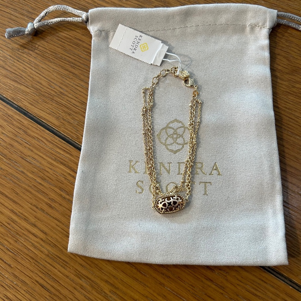 Kendra Scott Elaina Triple Strand Bracelet